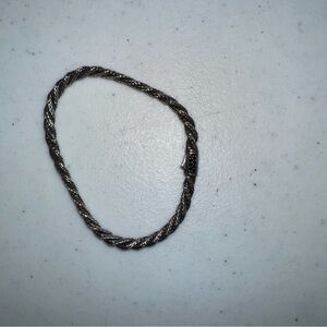 John Hardy Silver Black Sapphire Bracelet